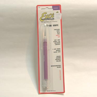 Excel 16025 Purple Grip-On Knife (Carded) Excel 16025 Purple Grip-On Knife (Carded)